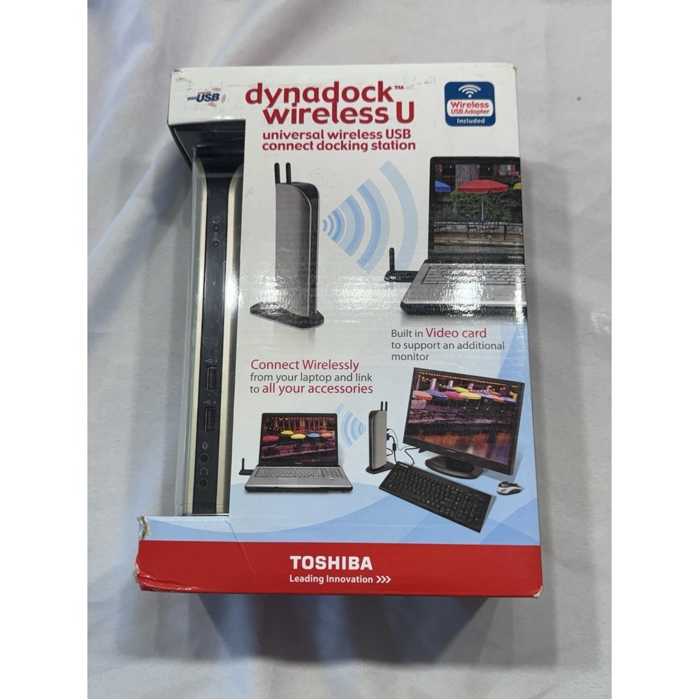 Toshiba Dyna Dock U2 Universal Docking Station w/ AC Adapter +